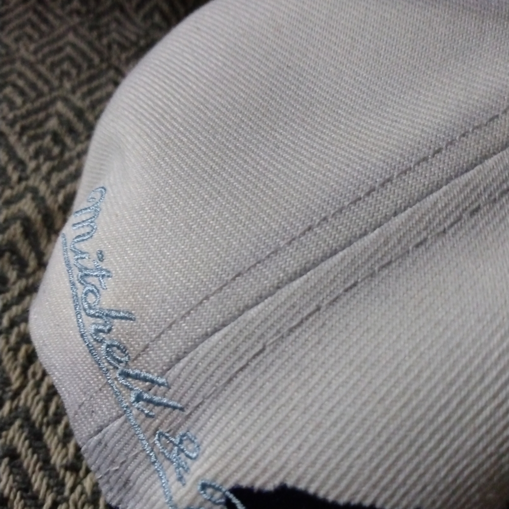 Mitchell & Ness UNC Tar Heels White and Blue Snapback Hat READ* - Picture 10 of 11